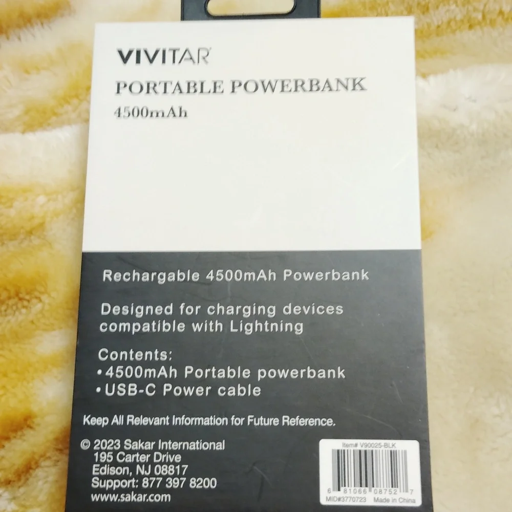 Vivitar portable power bank